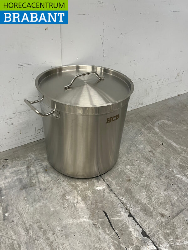 Stainless steel HCB Soup Pan Cooking Pan Induction 30.5 x 31.5 cm 21 liter Catering (kopie) - Image 3