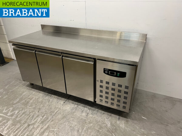 Stainless steel Fagor Mobile Refrigerated Workbench 3 doors 180 cm 230V Horeca (kopie) - Image 2