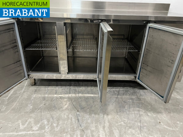 Stainless steel Fagor Mobile Refrigerated Workbench 3 doors 180 cm 230V Horeca (kopie) - Image 4