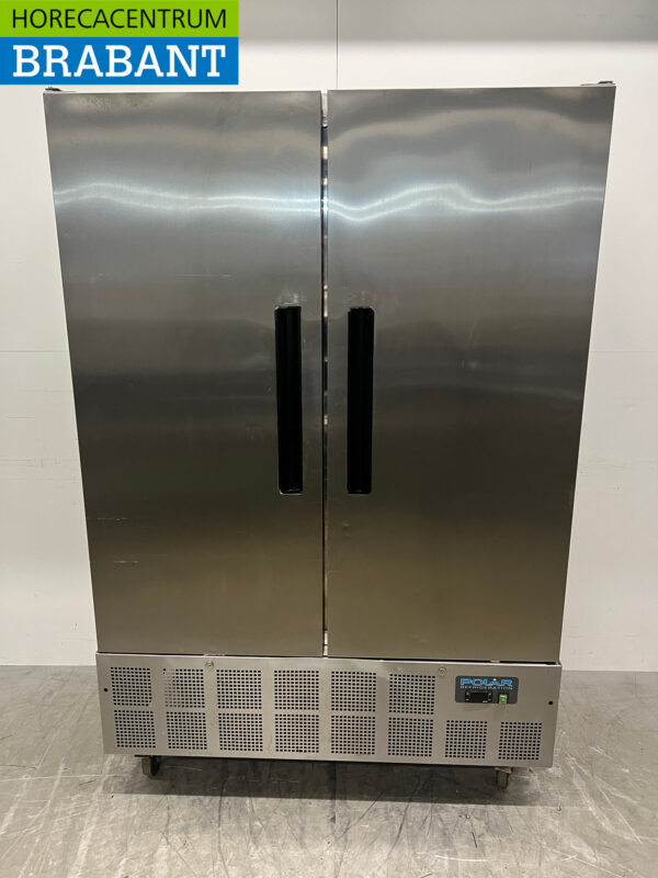 Stainless steel Polar G595 Double-door 2-door Refrigerator 1200 liters 230V Horeca (kopie)