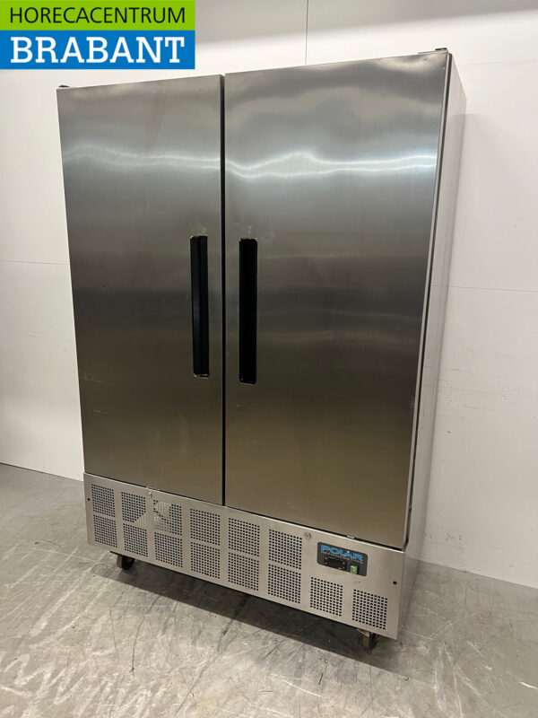 Stainless steel Polar G595 Double-door 2-door Refrigerator 1200 liters 230V Horeca (kopie) - Image 2
