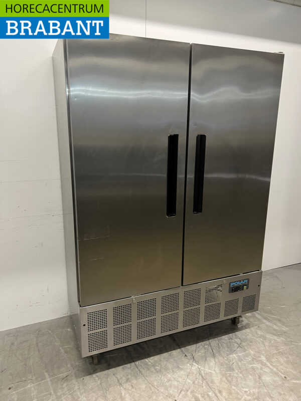 Stainless steel Polar G595 Double-door 2-door Refrigerator 1200 liters 230V Horeca (kopie) - Image 3