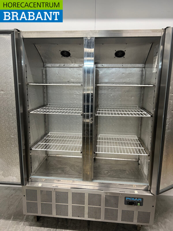 Stainless steel Polar G595 Double-door 2-door Refrigerator 1200 liters 230V Horeca (kopie) - Image 4
