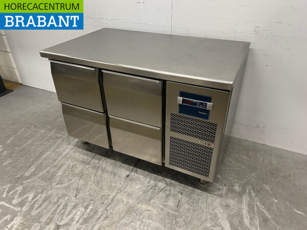 Stainless steel Ecofrost Refrigerated Workbench 2 drawers and 1 door 136 cm 230V Horeca (kopie) - Image 2