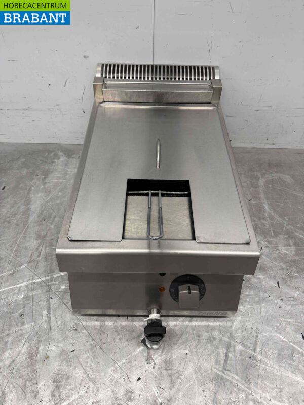 Stainless steel Zanussi Top Stove Deep Fryer 12 liter 400V Catering - Image 2