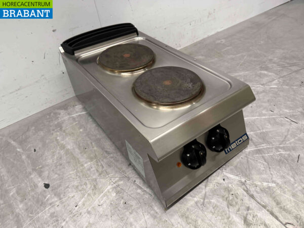 Stainless steel Olis 2 burner electric stove stove 40 cm 400V Horeca - Image 3