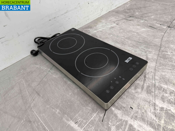 Stainless steel Induction stove stove 2 burners 3.5 kW 230V Horeca - Image 3