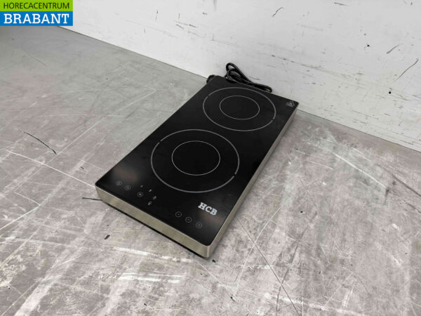 Stainless steel Induction stove stove 2 burners 3.5 kW 230V Horeca - Image 2