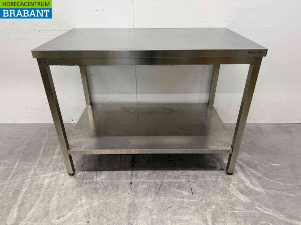 Stainless steel Worktable with undershelf 120 x 70 x 89.5 cm Catering
