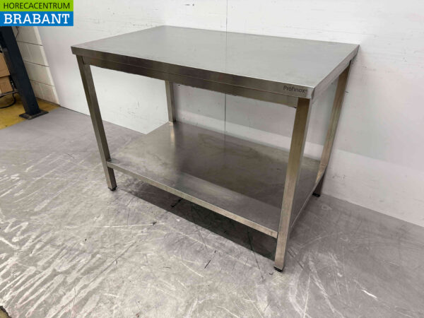 Stainless steel Worktable with undershelf 120 x 70 x 89.5 cm Catering - Image 3