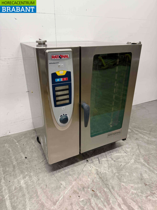 Stainless steel Rational SCC 101 SelfCookingCenter with extractor hood 6 x 1/1 GN 400V (copy) - Image 2