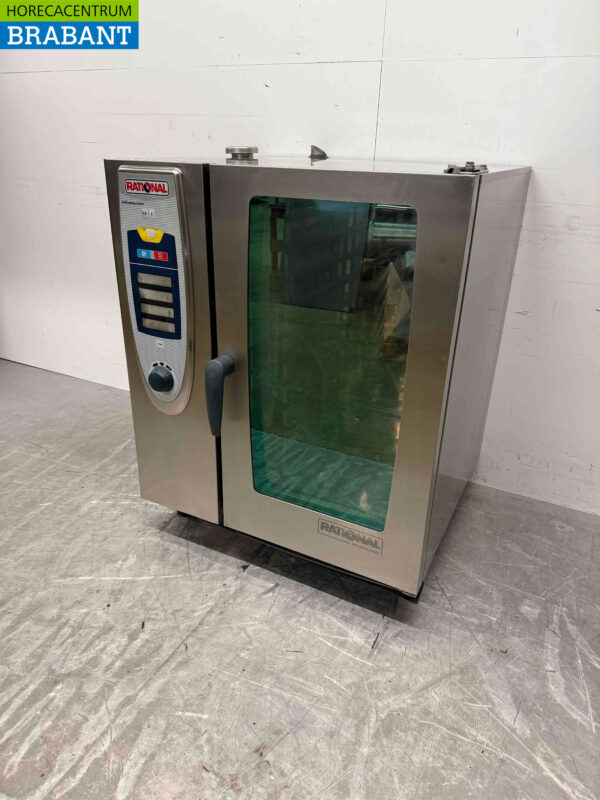 Stainless steel Rational SCC 101 SelfCookingCenter with extractor hood 6 x 1/1 GN 400V (copy) - Image 3