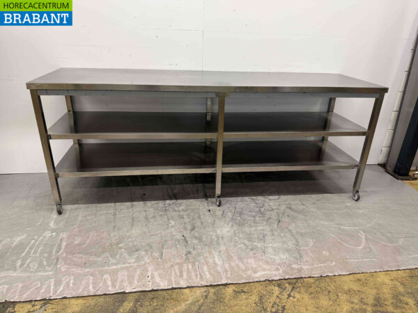 Mobile Work Table 250 x 70 x 98 cm Catering