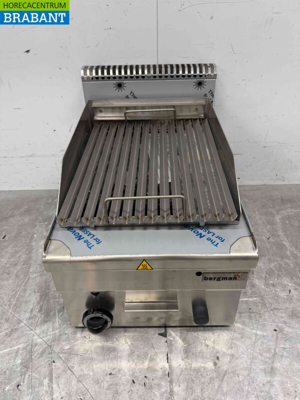 MBM stainless steel Lava grill 40 cm GAS Catering
