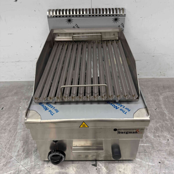 MBM stainless steel Lava grill 40 cm GAS Catering