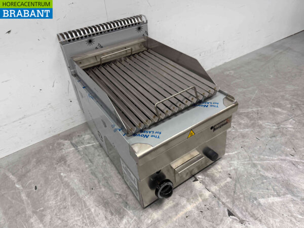 MBM stainless steel Lava grill 40 cm GAS Catering - Image 3