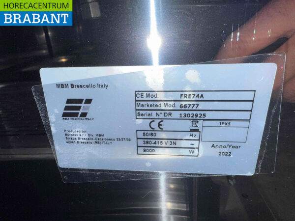 Stainless steel MBM Fryer Deep fryer 15 liter 400V Horeca - Image 7