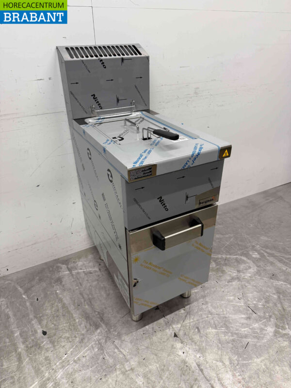 MBM stainless steel deep fryer 14 liters 13 kW GAS Catering - Image 2