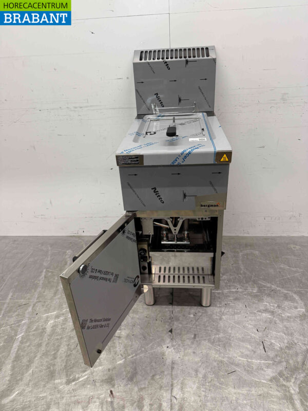MBM stainless steel deep fryer 14 liters 13 kW GAS Catering - Image 4