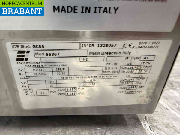 MBM stainless steel pasta cooker 25 liters GAS Catering - Image 5