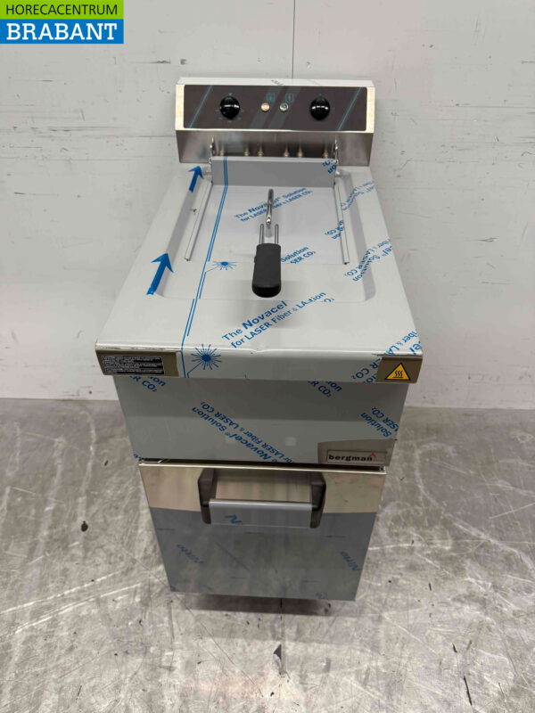 Stainless steel MBM Fryer Deep fryer 15 liter 400V Horeca - Image 2