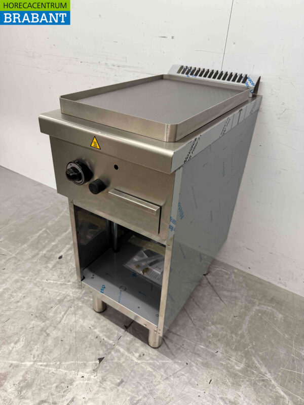 MBM stainless steel griddle griddle 40 cm GAS Catering - Image 2