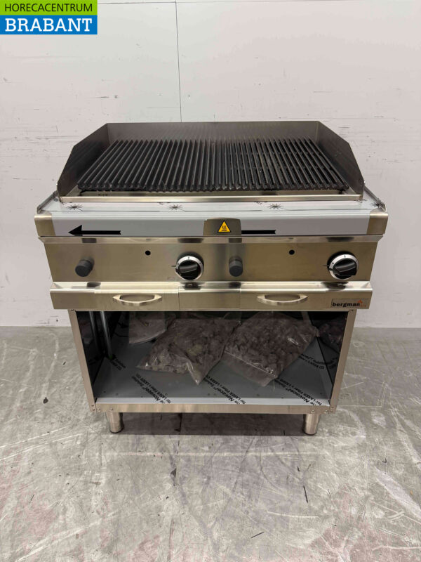 MBM stainless steel Lava grill 80 cm GAS Catering
