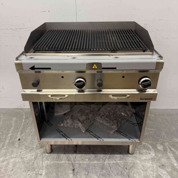 MBM stainless steel Lava grill 80 cm GAS Catering
