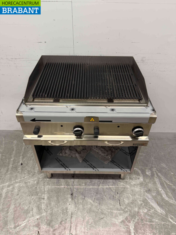 MBM stainless steel Lava grill 80 cm GAS Catering - Image 2