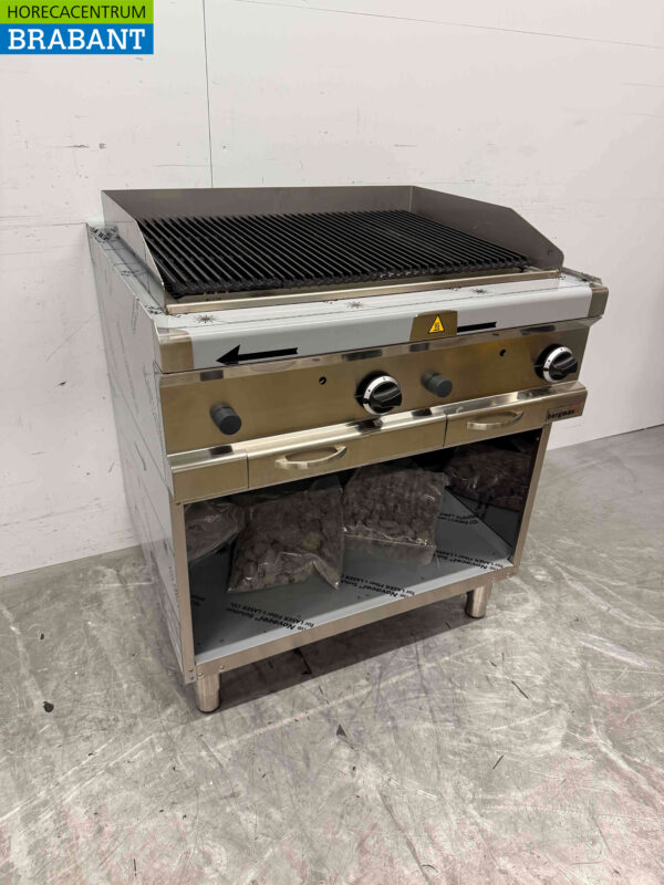 MBM stainless steel Lava grill 80 cm GAS Catering - Image 3