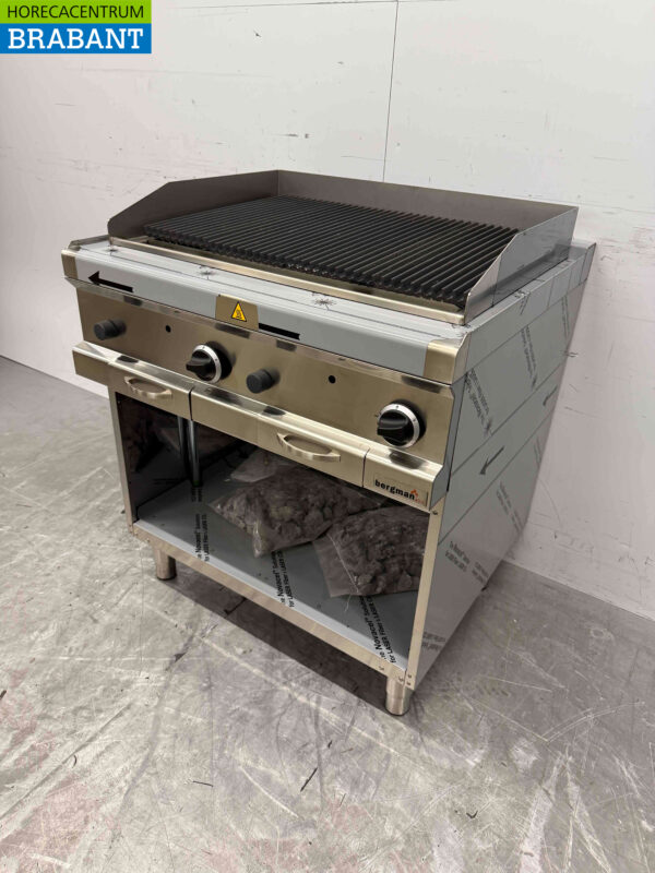 MBM stainless steel Lava grill 80 cm GAS Catering - Image 4