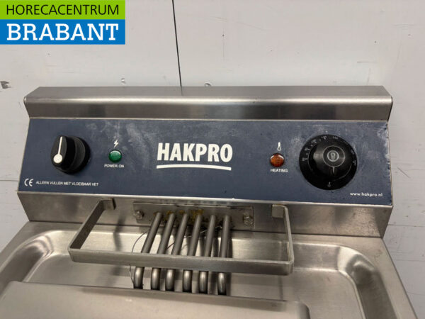 Stainless steel deep fryer 12 liters 400V Horeca - Image 5