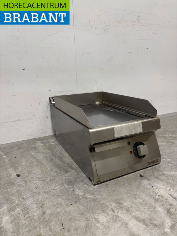 Stainless steel Zanussi Griddle Smooth griddle 40 cm 400V Horeca - Image 3