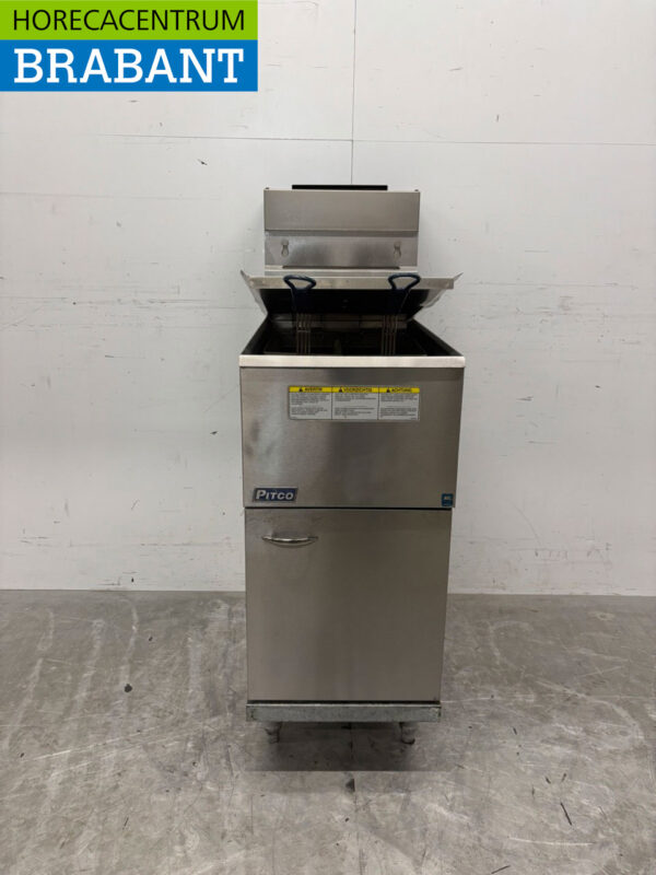 Stainless steel Pitco 35C Deep fryer fryer 18 liters Natural gas GAS Catering - Image 2