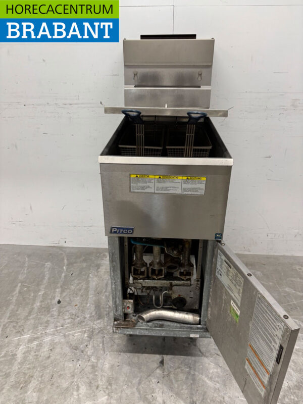 Stainless steel Pitco 35C Deep fryer fryer 18 liters Natural gas GAS Catering - Image 5