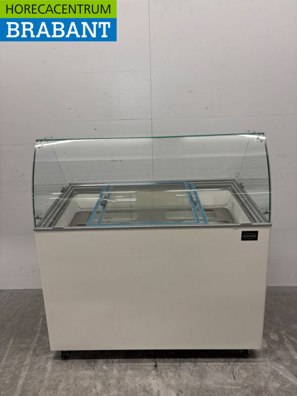 Mobile Combisteel Java Scoop ice cream display case 8 trays 230V Horeca
