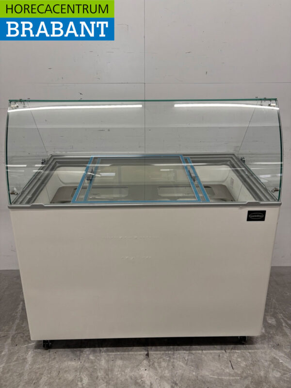 Mobile Combisteel Java Scoop ice cream display case 8 trays 230V Horeca - Image 2