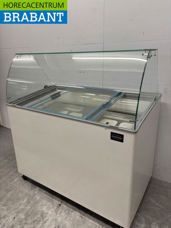 Mobile Combisteel Java Scoop ice cream display case 8 trays 230V Horeca - Image 3
