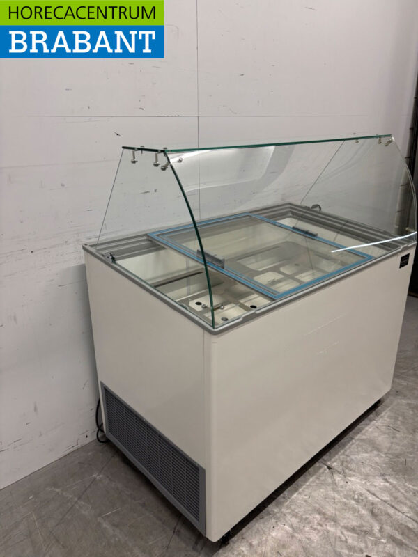 Mobile Combisteel Java Scoop ice cream display case 8 trays 230V Horeca - Image 4