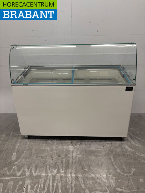 Mobile Combisteel Tenerife Scoop ice cream display case 10 trays 230V Horeca