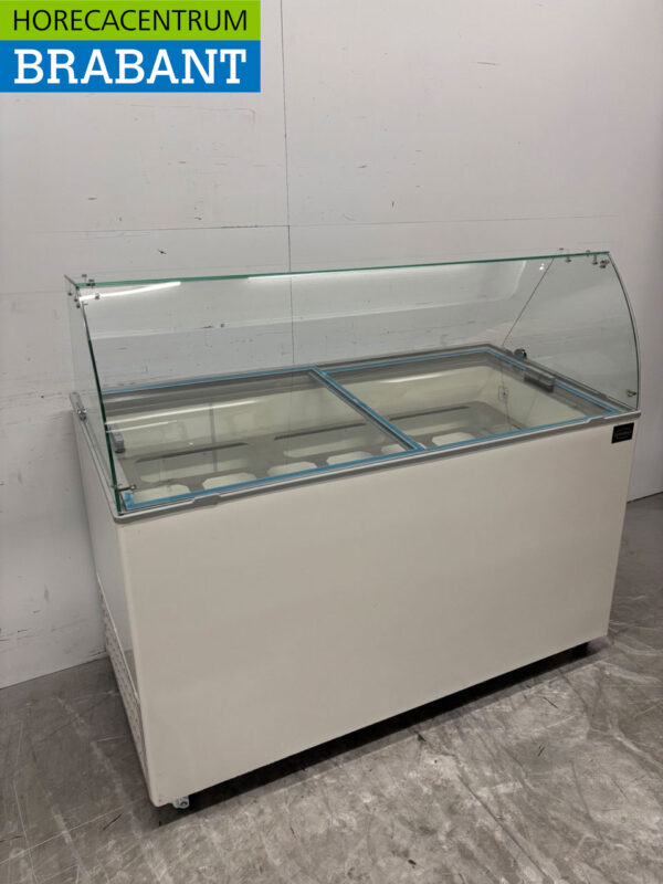 Mobile Combisteel Tenerife Scoop ice cream display case 10 trays 230V Horeca - Image 2