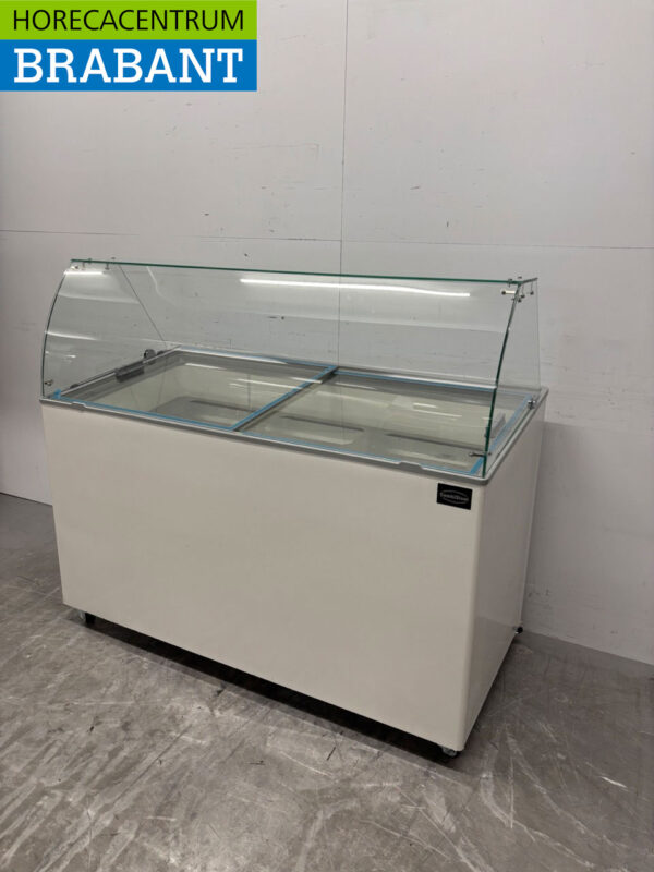 Mobile Combisteel Tenerife Scoop ice cream display case 10 trays 230V Horeca - Image 3