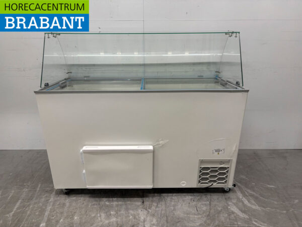 Mobile Combisteel Tenerife Scoop ice cream display case 10 trays 230V Horeca - Image 5