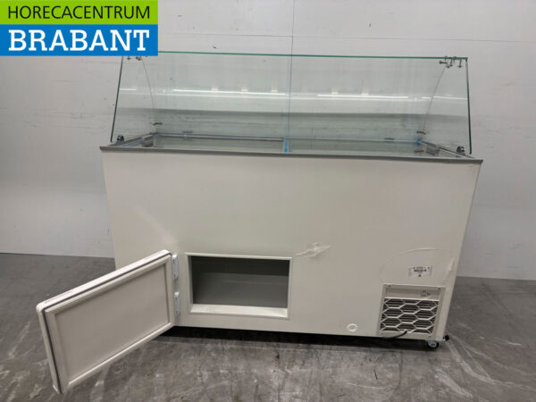 Mobile Combisteel Tenerife Scoop ice cream display case 10 trays 230V Horeca - Image 6