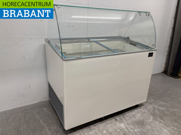 Mobile Combisteel Java Scoop ice cream display case 8 trays 230V Horeca - Image 2