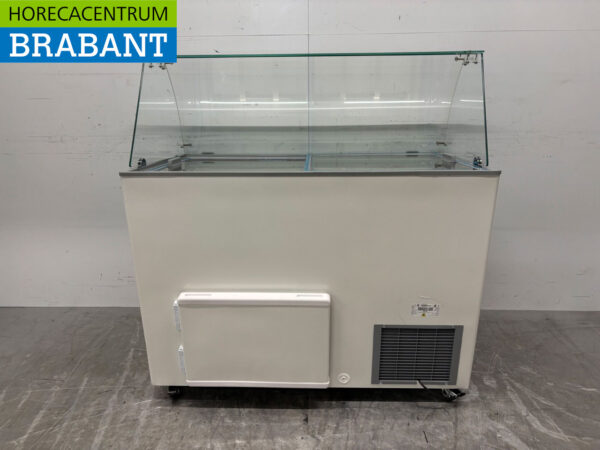 Mobile Combisteel Java Scoop ice cream display case 8 trays 230V Horeca - Image 4