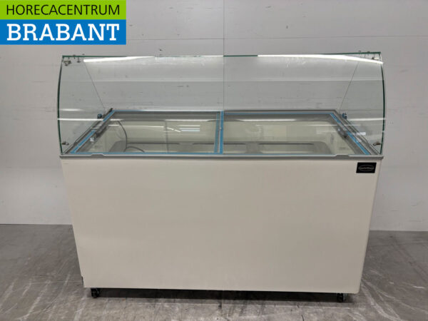 Mobile Combisteel Tenerife Scoop ice cream display case 10 trays 230V Horeca