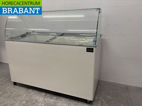 Mobile Combisteel Tenerife Scoop ice cream display case 10 trays 230V Horeca - Image 2