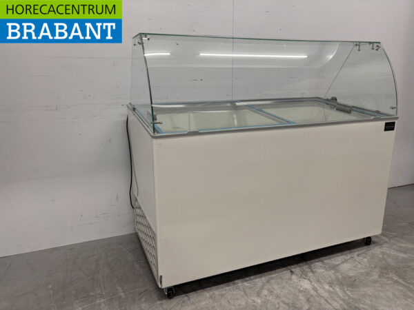 Mobile Combisteel Tenerife Scoop ice cream display case 10 trays 230V Horeca - Image 3
