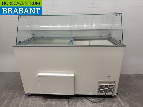 Mobile Combisteel Tenerife Scoop ice cream display case 10 trays 230V Horeca - Image 4